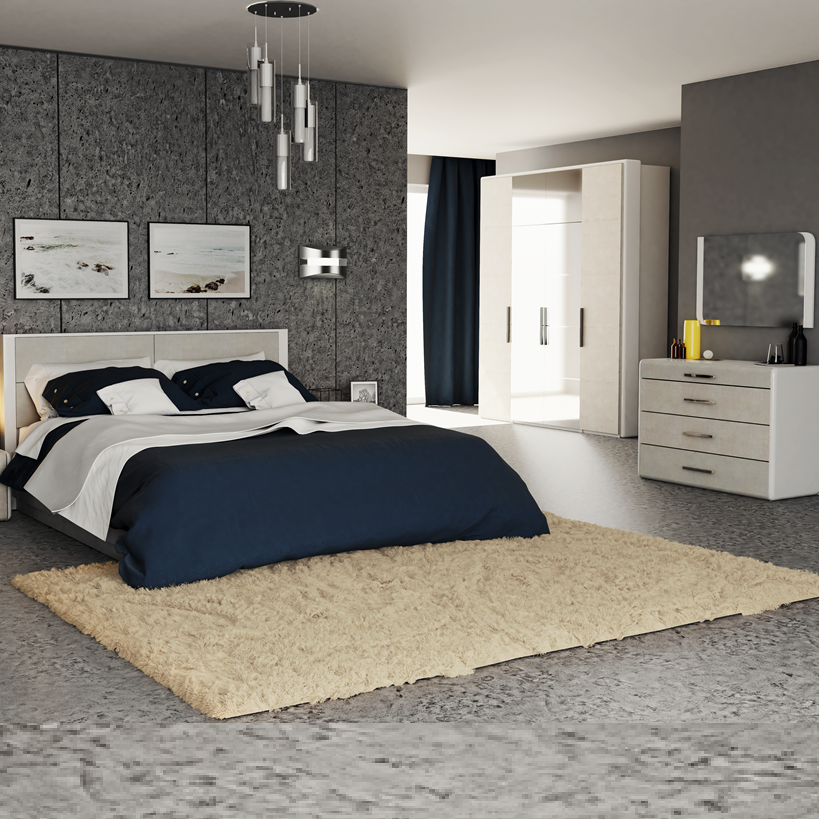 Спальня "Вива" Платина