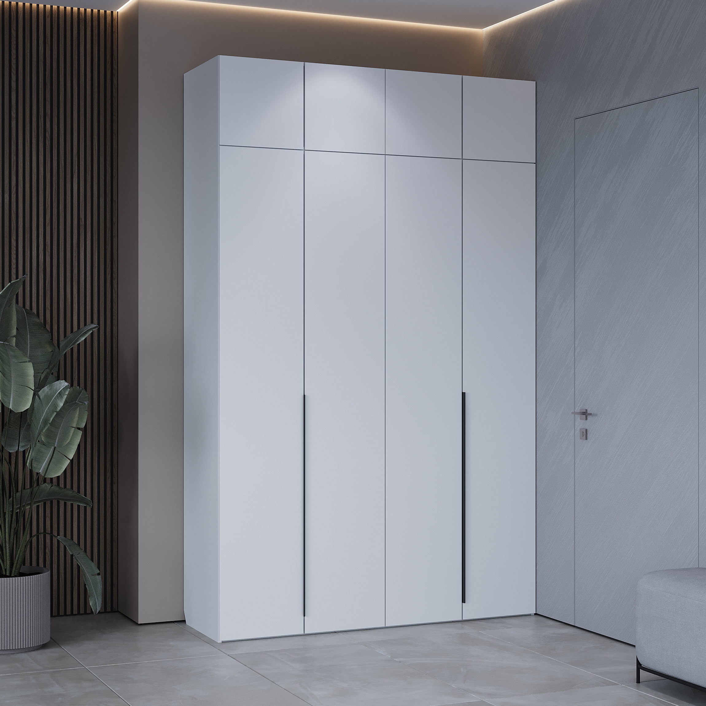 Серия шкафов "Альте" Белый лофт